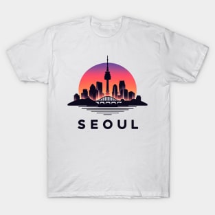 Seoul Sunset Silhouette T-Shirt